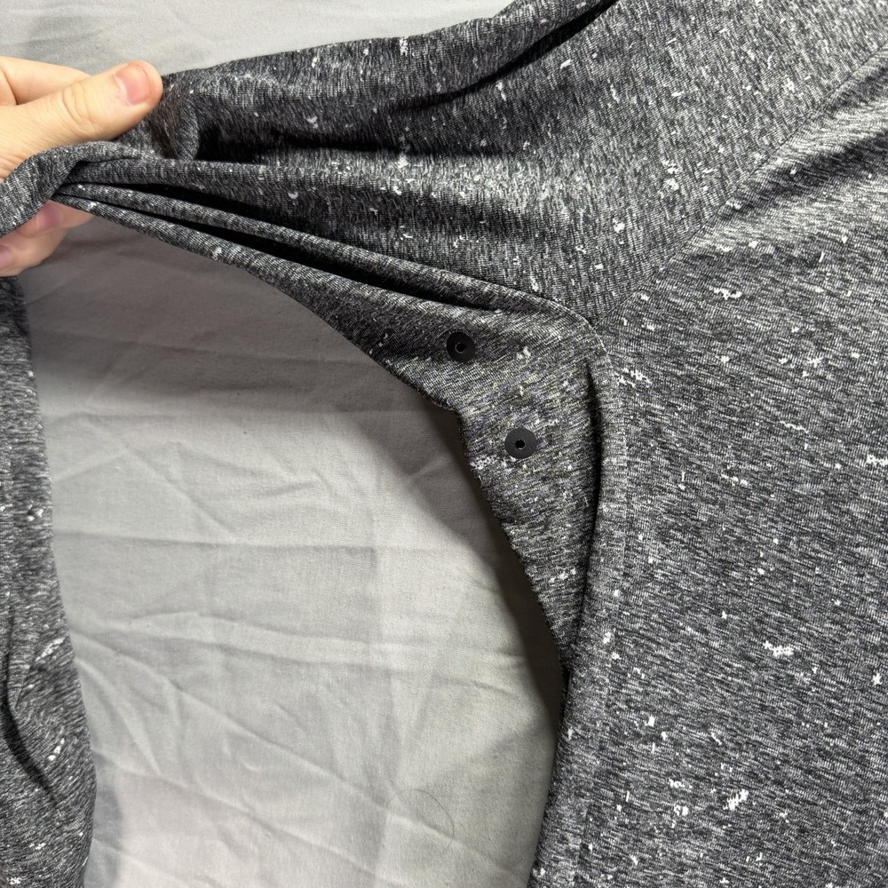 Lululemon Men Fresh Form Hoodie Black White Large Stretch Workout Athleisure Gym - Picture 5 of 9